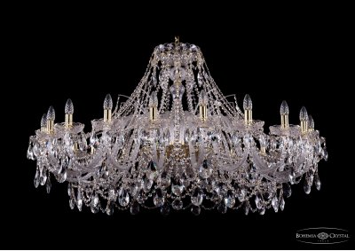 Люстра хрустальная большая Bohemia Ivele 1411/20/460-80/G