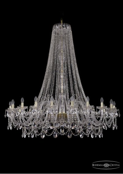 Люстра хрустальная Bohemia Ivele 1411/20/530/h-157/G