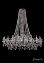 Люстра хрустальная Bohemia Ivele 1411/20/530/h-157/G