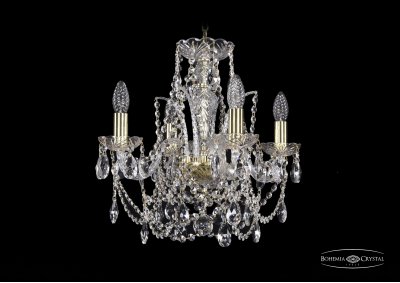 Люстра хрустальная Bohemia Ivele 1411/4/141/G Люстра хрустальная Bohemia Ivele 1411/4/141/G