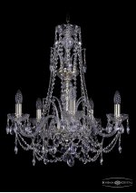 Люстра хрустальная Bohemia Ivele 1411/5/195/XL-63/G