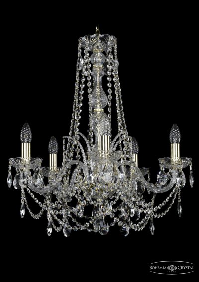 Люстра хрустальная Bohemia Ivele 1411/5/195/h-62/G