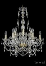 Люстра хрустальная Bohemia Ivele 1411/6+3/195/h-66/G