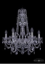Люстра хрустальная Bohemia Ivele 1411/6/195/XL-63/Ni