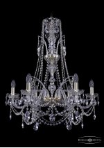Люстра хрустальная Bohemia Ivele 1411/6/240/XL-83/G