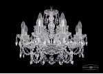 Люстра хрустальная Bohemia Ivele 1411/8+4/195/Ni