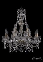 Люстра хрустальная Bohemia Ivele 1411/8+4/195/XL-65/Pa
