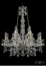 Люстра хрустальная Bohemia Ivele 1411/8+4/195/h-70/Pa