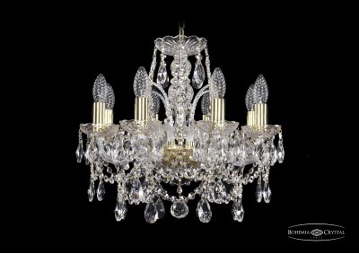 Люстра хрустальная Bohemia Ivele 1411/8/141/G