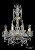 Люстра хрустальная Bohemia Ivele 1411/8/160/XL-65/G