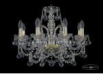 Люстра хрустальная Bohemia Ivele 1411/8/195/G/Balls
