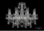 Люстра хрустальная Bohemia Ivele 1411/8/195/Ni/Leafs