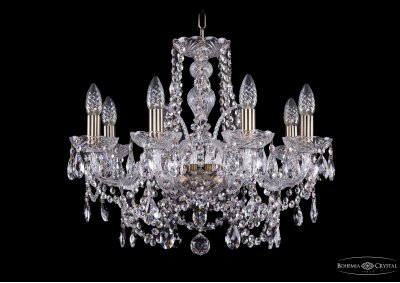 Люстра хрустальная Bohemia Ivele 1411/8/195/Pa Люстра хрустальная Bohemia Ivele 1411/8/195/Pa