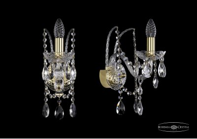 Светильник настенный бра Bohemia Ivele 1411B/1/160/G Светильник настенный бра Bohemia Ivele 1411B/1/160/G