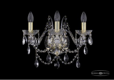 Светильник настенный бра Bohemia Ivele 1411B/3/160/G Светильник настенный бра Bohemia Ivele 1411B/3/160/G