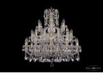 Люстра хрустальная большая Bohemia Ivele 1412/12+12+6/300/3d/G