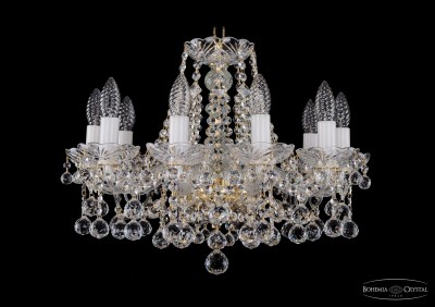 Люстра хрустальная Bohemia Ivele 1413/10/165/G/Balls