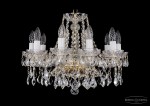 Люстра хрустальная Bohemia Ivele 1413/10/165/G/Leafs