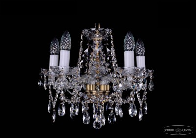 Люстра хрустальная Bohemia Ivele 1413/5/141/Pa Люстра хрустальная Bohemia Ivele 1413/5/141/Pa