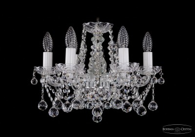 Люстра хрустальная Bohemia Ivele 1413/6/141/Ni/Balls