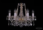 Люстра хрустальная Bohemia Ivele 1413/6/165/G/Leafs
