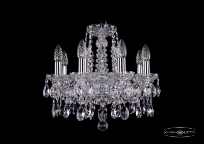 Люстра хрустальная Bohemia Ivele 1413/8/141/Ni Люстра хрустальная Bohemia Ivele 1413/8/141/Ni