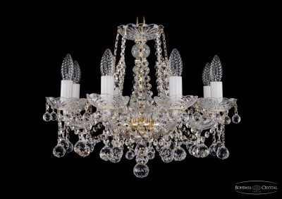 Люстра хрустальная Bohemia Ivele 1413/8/165/G/Balls