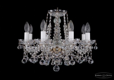 Люстра хрустальная Bohemia Ivele 1413/8/165/Pa/Balls