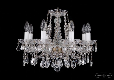 Люстра хрустальная Bohemia Ivele 1413/8/165/Pa/Leafs