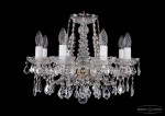 Люстра хрустальная Bohemia Ivele 1413/8/165/Pa/Leafs