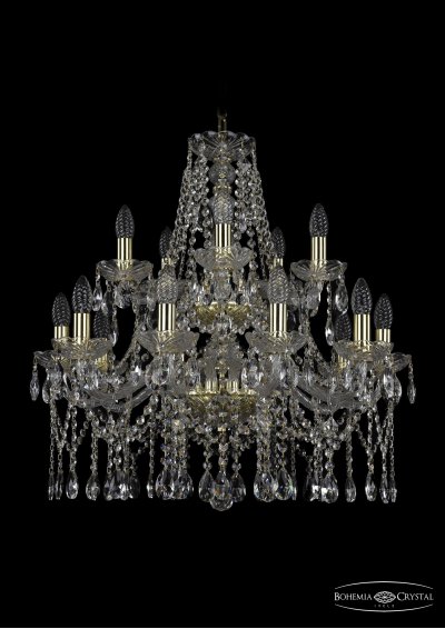 Люстра хрустальная Bohemia Ivele 1413/10+5/220/2d/G