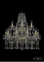 Люстра хрустальная Bohemia Ivele 1413/10+5/220/2d/G