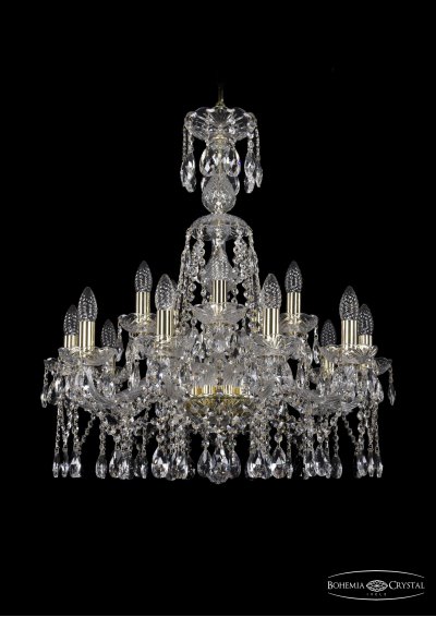 Люстра хрустальная Bohemia Ivele 1413/10+5/220/XL-74/G Люстра хрустальная Bohemia Ivele 1413/10+5/220/XL-74/G