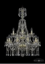 Люстра хрустальная Bohemia Ivele 1413/10+5/220/XL-92/2d/G