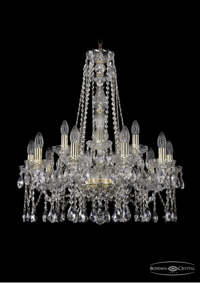 Люстра хрустальная Bohemia Ivele 1413/10+5/220/h-71/G