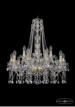 Люстра хрустальная Bohemia Ivele 1413/10+5/220/h-71/G
