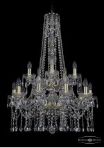Люстра хрустальная Bohemia Ivele 1413/10+5/220/h-92/2d/G