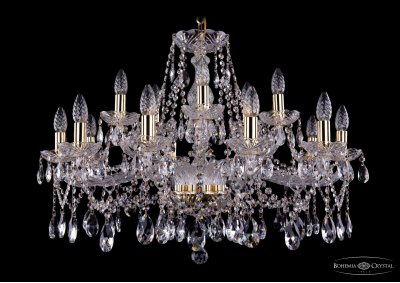 Люстра хрустальная Bohemia Ivele 1413/10+5/300/G Люстра хрустальная Bohemia Ivele 1413/10+5/300/G