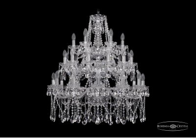 Люстра хрустальная Bohemia Ivele 1413/12+12+6/300/3d/Ni