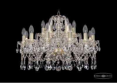 Люстра хрустальная Bohemia Ivele 1413/12+6/220/G