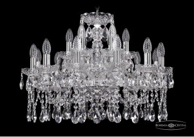 Люстра хрустальная Bohemia Ivele 1413/12+6/220/Ni