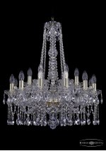 Люстра хрустальная Bohemia Ivele 1413/12+6/220/h-73/G