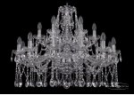 Люстра хрустальная Bohemia Ivele 1413/12+6/300/2d/Ni
