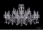 Люстра хрустальная Bohemia Ivele 1413/12+6/360/Ni