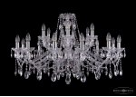 Люстра хрустальная Bohemia Ivele 1413/12+6/360/Ni