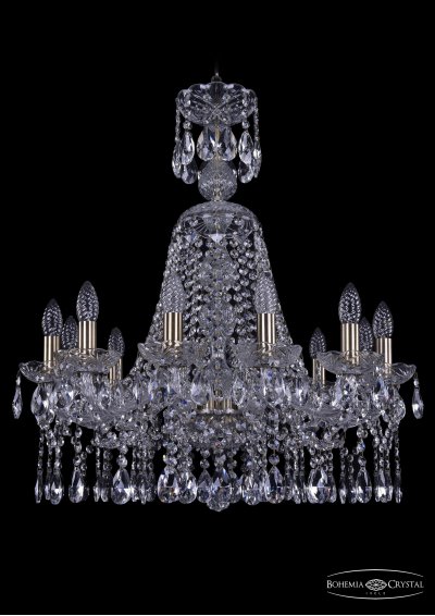 Люстра хрустальная Bohemia Ivele 1413/12/220/XL-73/Pa