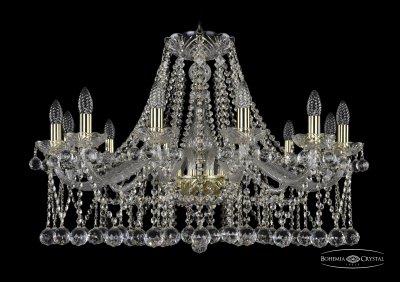 Люстра хрустальная Bohemia Ivele 1413/12/300/G/Balls