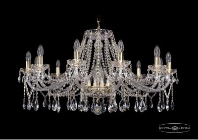 Люстра хрустальная Bohemia Ivele 1413/12/360/G