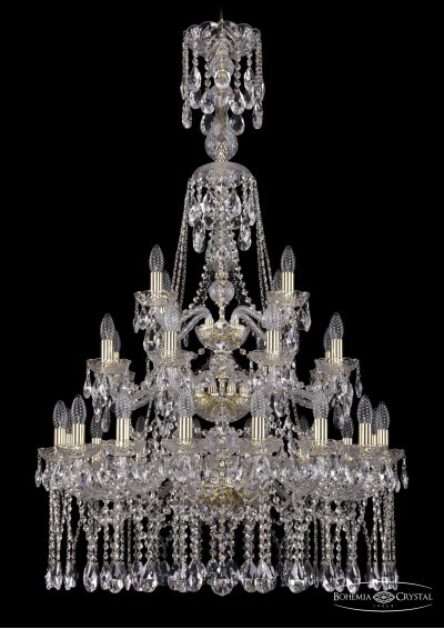 Люстра хрустальная Bohemia Ivele 1413/16+8+4/300/XL-134/3d/G