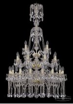 Люстра хрустальная Bohemia Ivele 1413/16+8+4/300/XL-134/3d/G